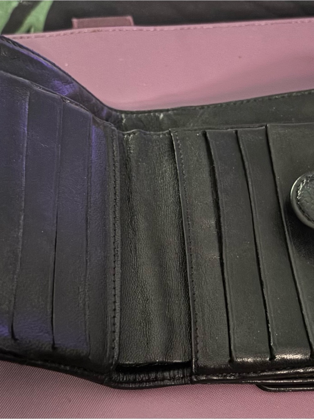 CHANEL Black Quilted Caviar Leather Wallet Embossed CC
Authentic - Picture 5 of 7